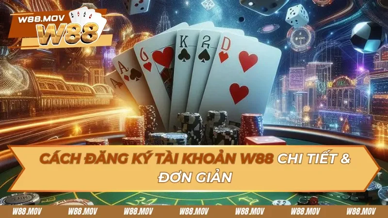 Hướng Dẫn Cách Đăng Ký Tài Khoản W88 Chi Tiết Cho Người Mới