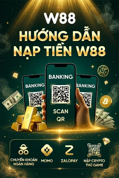 hướng dẫn nạp tiền tài khoản w88